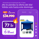 Gazebo Plegable 3x3 m Blanco