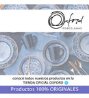 Juego Vajilla Platos Tazas Flat Gray Y Baunilha Oxford X20