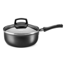 Batería Cocina Olla Cacerola Aluminio Antiadherente Safira 7p Mta Color Grafito